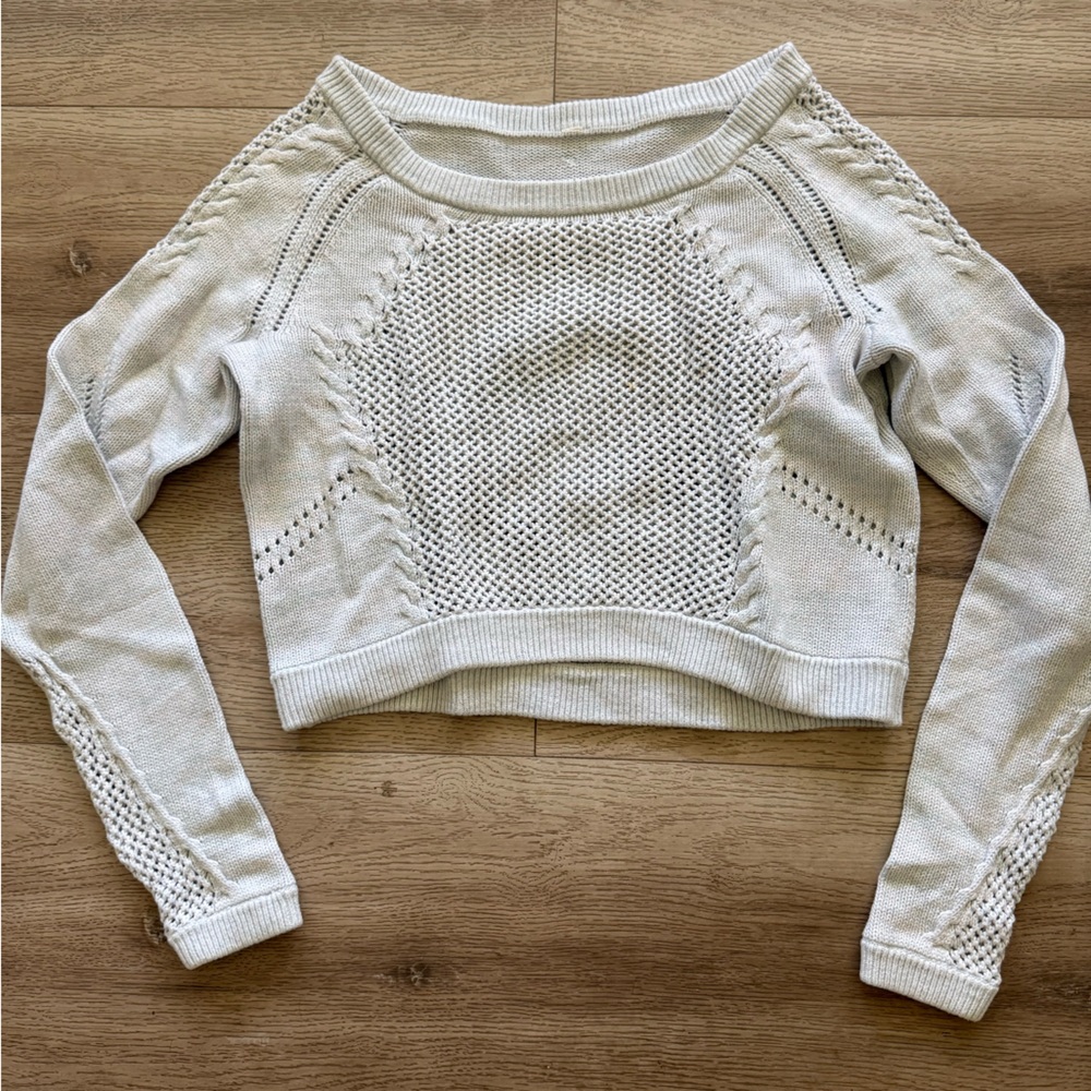 lululemon athletica White Long Sleeve Top